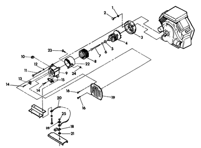 Generator Diagram and Parts List for 5564-1-C8000  Briggs and Stratton Generator